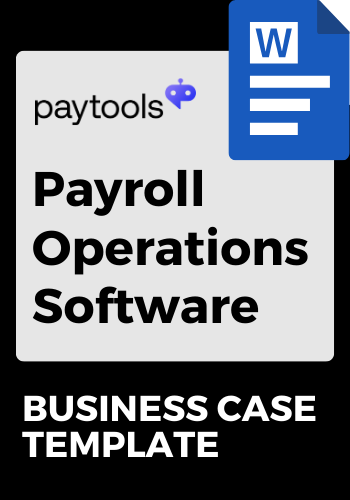Business Case Template cover