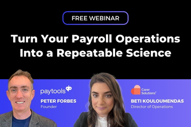 Payroll operations as a repeatable science